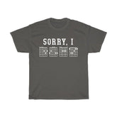 Sorry I DGAF guitar Unisex T-Shirt